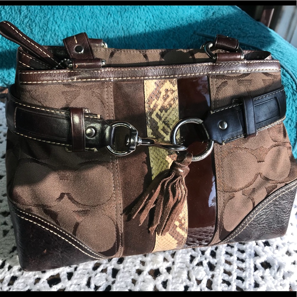 Coach tote handbag